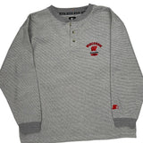 Wisconsin Badgers Starter College Sweatshirt - Large Gray Cotton