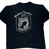 Rolling Thunder All Sports Single Stitch T-Shirt - XL Black Cotton