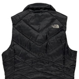 550 Fill The North Face Puffer Vest - Medium Black Nylon
