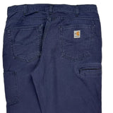 Carhartt Carpenter Pants - 33W 32L Navy Cotton Blend