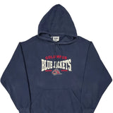 Columbus Blue Jackets Lee Sport College Hoodie - XL Blue Cotton Blend
