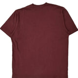 Carhartt T-Shirt - XL Burgundy Cotton