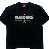 Raiders Nfl T-Shirt - Large Black Cotton