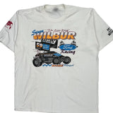 Ford Racing Jerzees Single Stitch T-Shirt - XL White Cotton