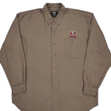 49Ers Lee Sport Football Shirt - XL Brown Cotton