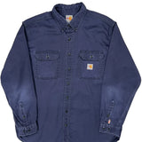Carhartt Shirt - XL Blue Cotton