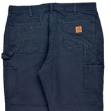 Carhartt Carpenter Trousers - 37W 30L Navy Cotton