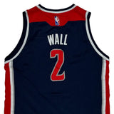 Washington Wizards Adidas #2 Wall Jersey - Large Navy Polyester