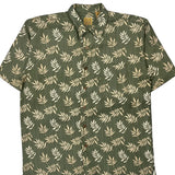 Jos. A. Bank Hawaiian Shirt - Large Beige Silk