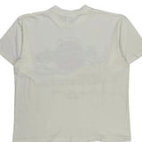 Kingdom Of Rock & Roll Hard Rock Cafe Graphic T-Shirt - Large White Cotton