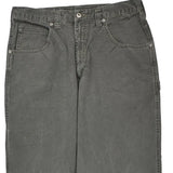 Wrangler Carpenter Pants - 34W 34L Gray Cotton