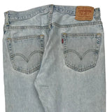 Levis 505 Jeans - 34W 30L Light Wash Cotton