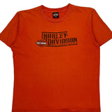 Appleton Wisconsin Harley Davidson Graphic T-Shirt - XL Orange Cotton