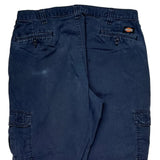 Dickies Cargo Pants - 34W 29L Blue Cotton
