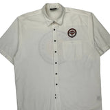 Dealer Meeting 1996 San Antonio Harley Davidson Graphic Short Sleeve Shirt - XL White Cotton