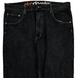 Akademiks Graphic Jeans - 38W 32L Black Cotton
