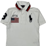 Age 8 Polo By Ralph Lauren Polo Shirt - Small White Cotton