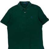 Polo By Ralph Lauren Polo Shirt - Large Green Cotton
