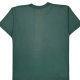 Single Stitch Wyoming Alore Graphic T-Shirt - XL Green Cotton