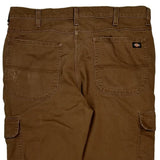 Dickies Cargo Pants - 34W 32L Brown Cotton