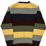 Tommy Hilfiger Striped Sweater - Medium Multicoloured Cotton