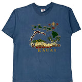 Tee Jays Single Stitch T-Shirt - XL Blue Cotton
