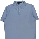 Polo By Ralph Lauren Polo Shirt - Medium Blue Cotton