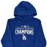 Los Angeles Dodgers Mlb Hoodie - Medium Blue Cotton