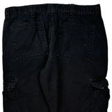 Wrangler Cargo Pants - 38W 32L Black Cotton