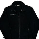 Columbia Fleece Jacket - Medium Black Polyester