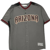 Arizona Majestic Mlb Jersey - XL Gray Polyester