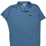 Lacoste Polo Shirt - Small Blue Cotton