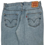 Levis 550 Jeans - 35W 34L Light Wash Cotton
