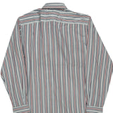 Tommy Hilfiger Striped Shirt - Large Multicoloured Cotton