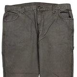 Dickies Carpenter Trousers - 38W 30L Grey Cotton