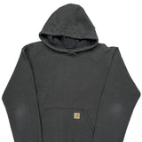 Carhartt Hoodie - Small Grey Cotton