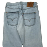 501 Levis Jeans - 29W 30L Light Wash Cotton