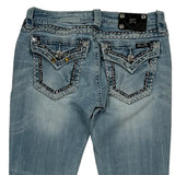Miss Me Jeans - 28W UK 6 Light Wash Cotton Blend