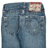 True Religion Contrast Stitch Jeans - 30W UK 8 Blue Denim