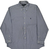 Yarmouth Ralph Lauren Checked Shirt - XL Blue Cotton