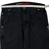 Dickies Double Knee Carpenter Pants - 32W 30L Black Cotton Blend