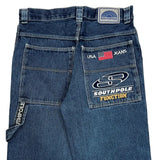 USA Jeans Southpole Graphic Denim Shorts - 31W 15L Blue Denim