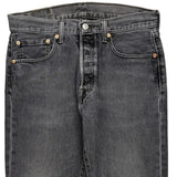 501 Levis Jeans - 32W 28L Gray Cotton