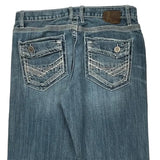 Bke Contrast Stitch Jeans - 34W 33L Blue Cotton Blend
