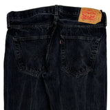 501 Levis Jeans - 36W 30L Black Cotton