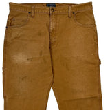Dickies Carpenter Trousers - 36W 30L Brown Cotton Blend