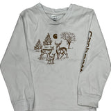 Age 3 Carhartt Graphic Long Sleeve T-Shirt - XS White Cotton
