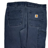 Carhartt Carpenter Trousers - 33W 30L Blue Cotton