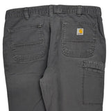 Carhartt Carpenter Trousers - 36W 32L Grey Cotton