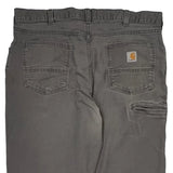 Carhartt Carpenter Trousers - 38W 34L Grey Cotton